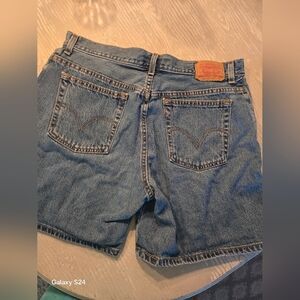 Womens Sz 16 Mis Levis Classic Jeans Denim Shorts